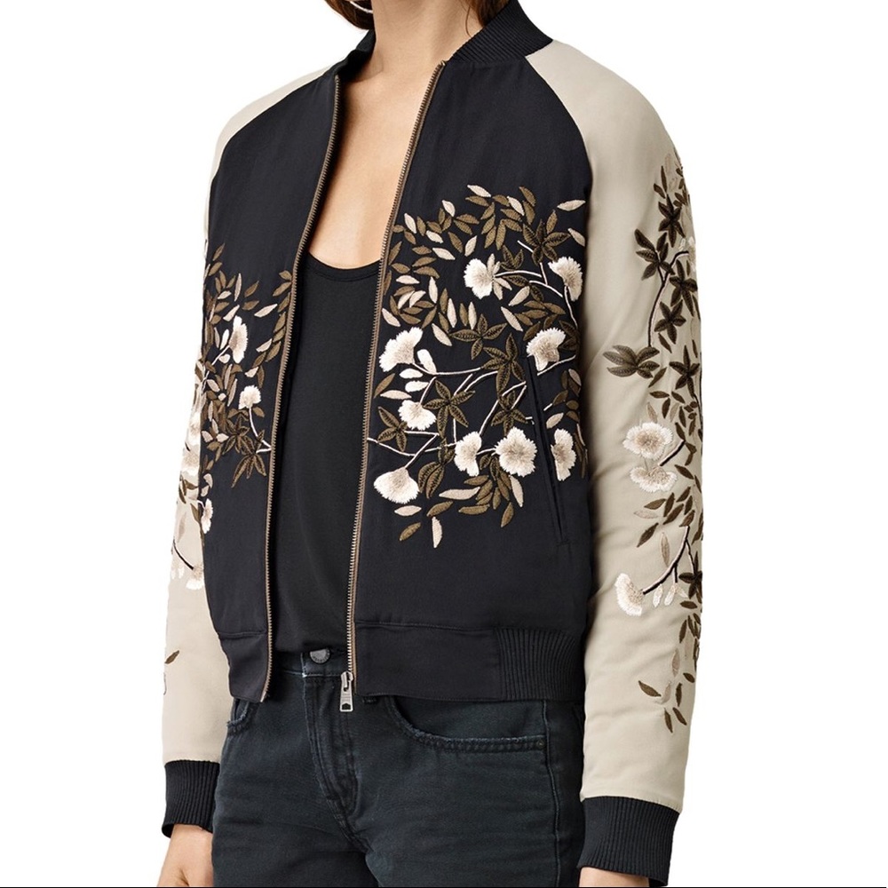 AllSaints Amarey bomber jacket